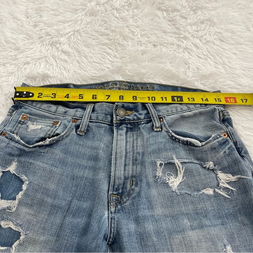 AMERICAN EAGLE MENS JEANS SLIM STRAIGHT DISTRESSED SIZE 30/32. GOOD COND… - Picture 7 of 8